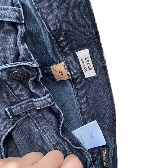 True Religion Jeans Size 31 ROCCO Black Classic Slim - Picture 4 of 4